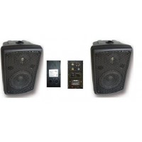 Kit 03 de Som Caixa Amplif. Ativ/Pass CSR 570(100W/100W) RMS